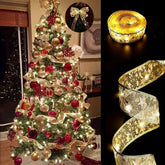 Lofaris Christmas Ribbon LED Lights 32FT Garland Holiday Decoration
